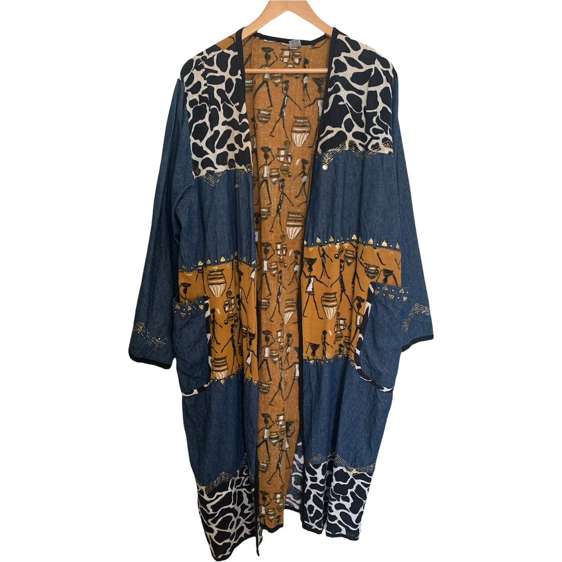 Tribal Denim Duster