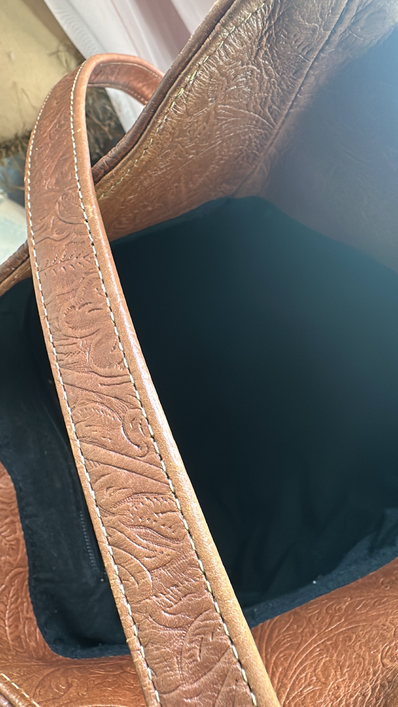 80s Turkish Kilim Large Hobo Bag