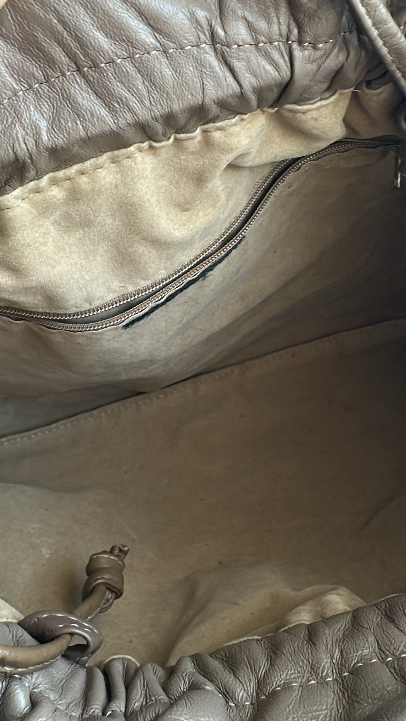 80s Leather Tribal Abstract Bag