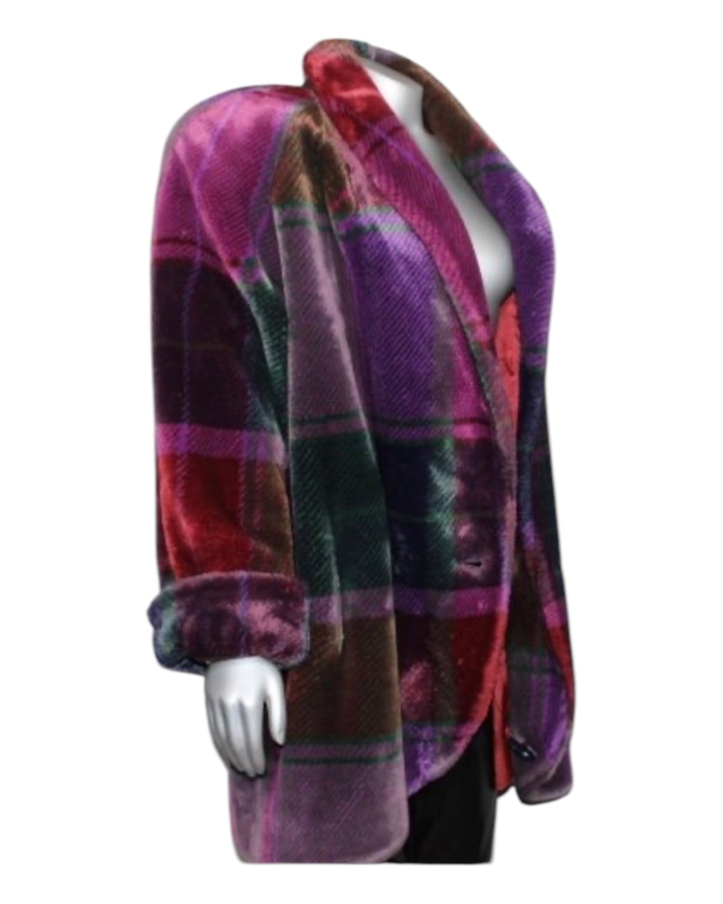 Regal Plaid Coat