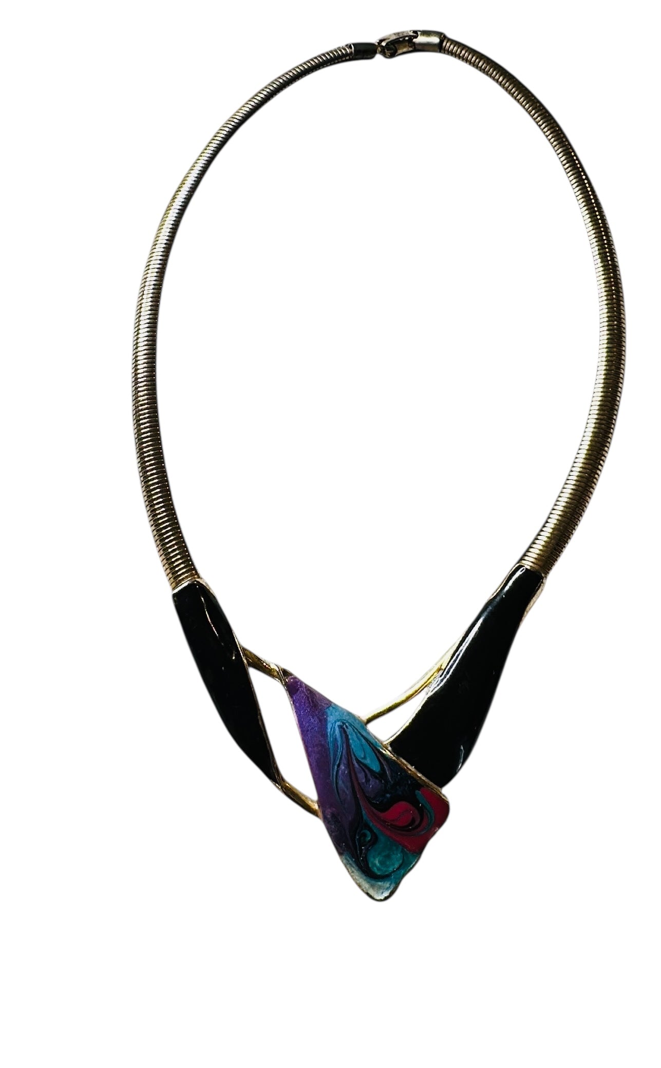 80s Abstract Necklace