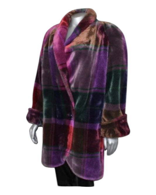 Regal Plaid Coat